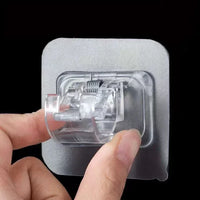 Supports de Tringle Adhésifs 2 cm à Ressort, Cuisine et Salle de Bain