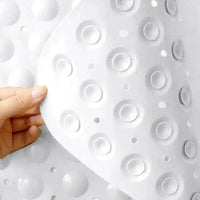 Tapis de Douche d'Angle Antidérapant Ventouses 53cm