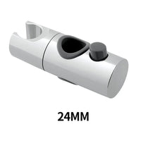 Support Douchette Coulissant Chromé pour Rail 24 mm ou 18-25 mm
