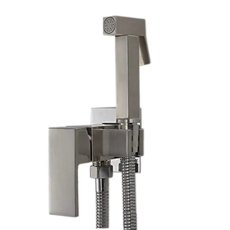 Douchette WC Mitigeur Encastrable Eau Chaude et Froide, Rond ou Carré