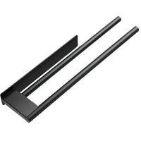 Porte-Serviette Mural Adhésif Sans Perçage Noir 39 cm