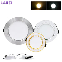 Spot LED Encastrable Cuisine Rond Blanc, Doré ou Argent, 5 à 18 W
