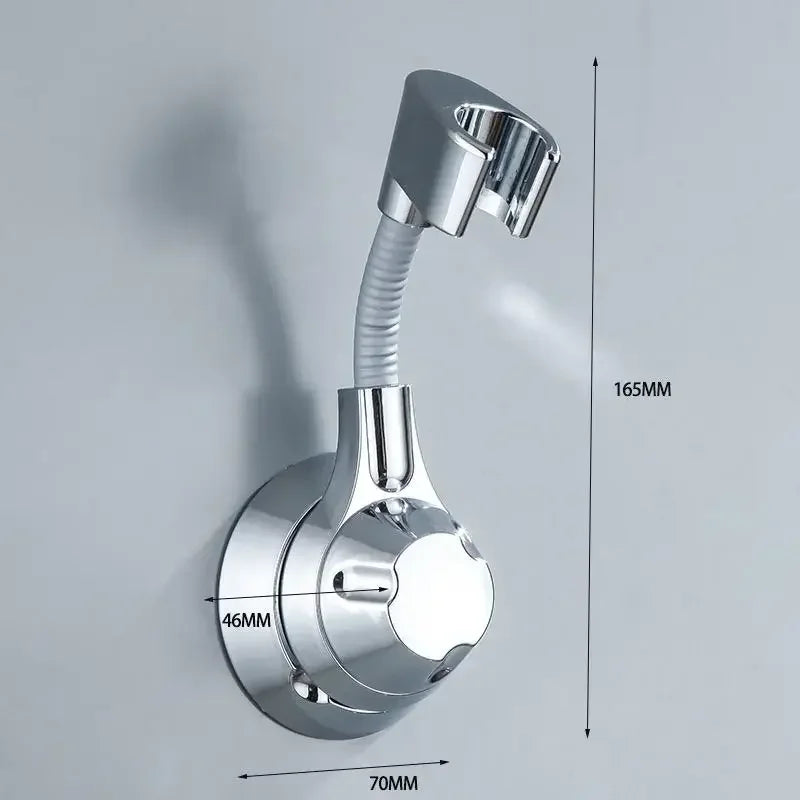 Support de Douche à Ventouse Rotation Multi-Angle Sans Perçage