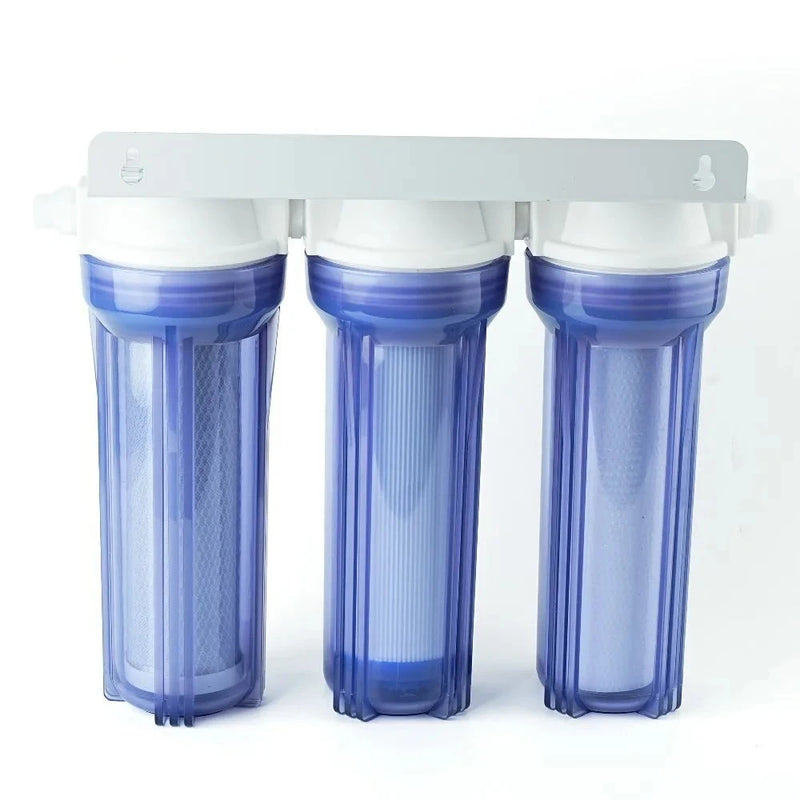 Filtre à Eau Sous Évier 3 Étapes Transparent Sédiments UDF et Charbon CTO