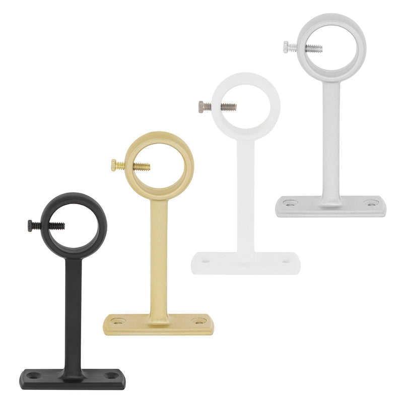 Support de Tringle de Douche 28 mm en Aluminium, Mur ou Plafond