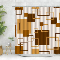 Rideau de Douche en Tissu Polyester, 28 Motifs au Choix, 90 à 240 cm