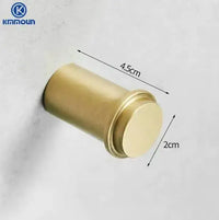 Patère Murale Inox Doré Brossé Multi-Usage