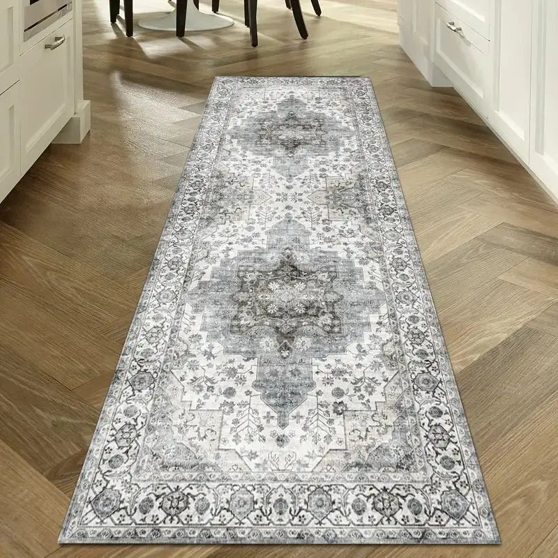Tapis de Cuisine Long Style Oriental Lavable Antidérapant, 11 Motifs