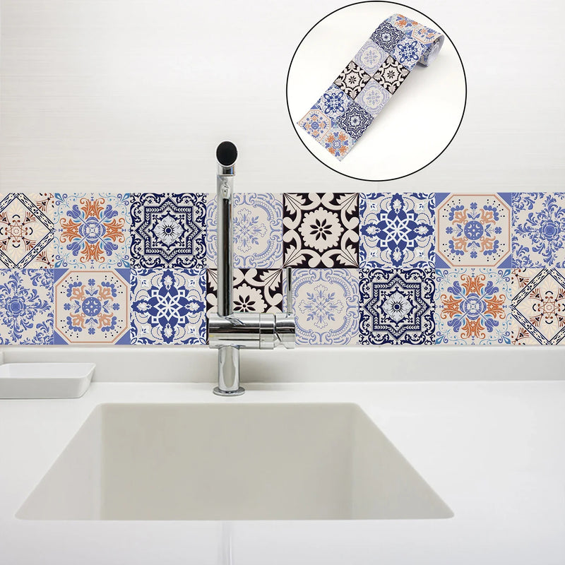 Frise Carrelage Adhésive Style Européen pour Cuisine