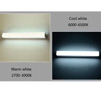 Applique Miroir Salle de Bain LED Tube ou Barre, 25 à 55 cm