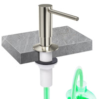 Distributeur de Savon Encastré pour Évier, Tube 1 m, 4 Finitions