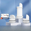 Capuchon d'Évacuation de Hotte Anti-Pluie en PVC Blanc, Pose Intérieure ou Extérieure