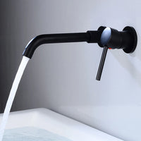 Robinet Mural Lavabo en Laiton, Bec Pivotant, 6 Finitions