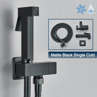 Douchette WC Pistolet Inox Eau Froide Seule