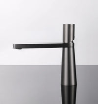 Mitigeur Lavabo Conique Laiton Bec Plat, Modèle Haut ou Court, 5 Finitions