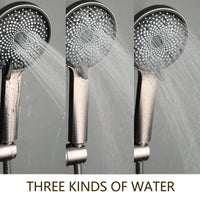 Colonne de Douche Thermostatique Ronde avec Bec de Baignoire, 6 Finitions