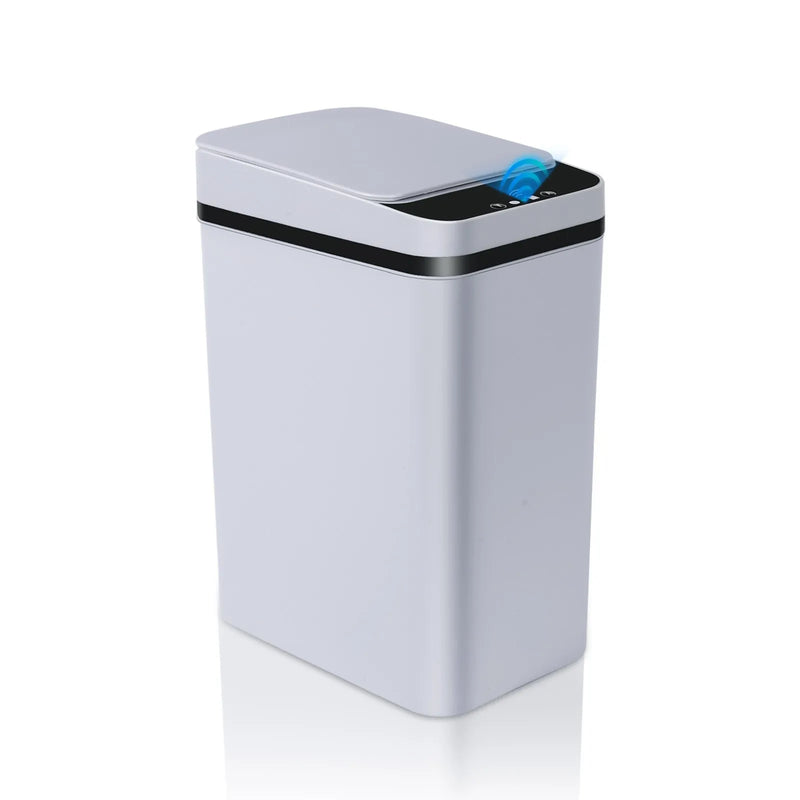 Poubelle Salle de Bain Capteur de Mouvement Sans Contact 12L