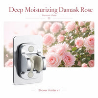 Pommeau de Douche Vitamine C Anneau Étoilé Parfumé Rose, Magnolia ou Iris