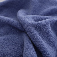 Grande Serviette de Bain Coton 80 x 160 cm, Gris, Blanc ou Bleu