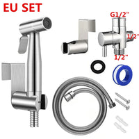 Douchette WC Pistolet Portable Inox et Cuivre