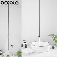 Mitigeur de Lavabo Design Plafond avec Bec Vertical