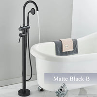Robinet de Baignoire sur Pied 7 Finitions Bec Pivotant
