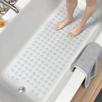 Tapis de Baignoire Extra Long Antidérapant 100 cm, 6 Coloris