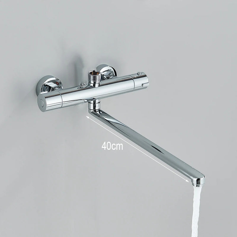 Mitigeur de Douche Thermostatique Mural Affichage Digital