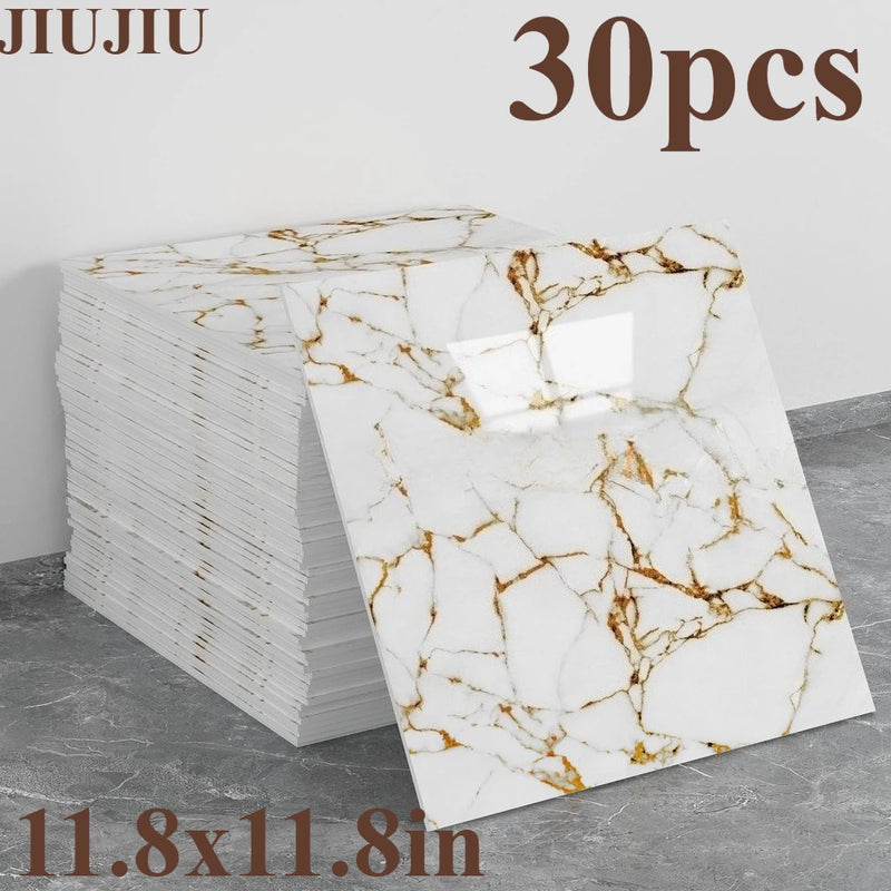 Panneau Mural Adhésif Effet Marbre Imperméable PVC