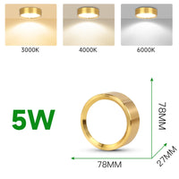 Spot LED en Saillie Cuisine 3 Teintes à Mémoire, 5 Finitions, 5 à 25 W