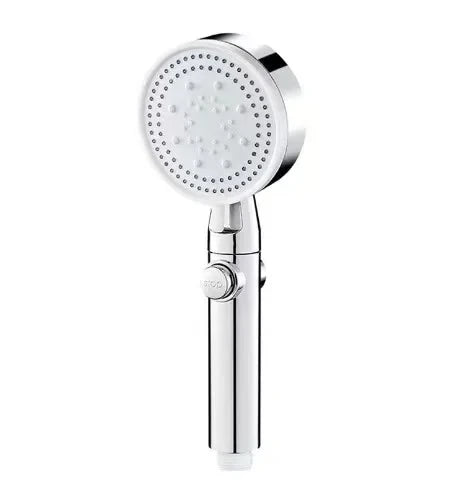 Pommeau de Douche Réglable 5 Modes avec Flexible Noir