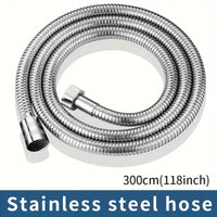 Flexible de Douche Extra Long Chromé 150-300 cm