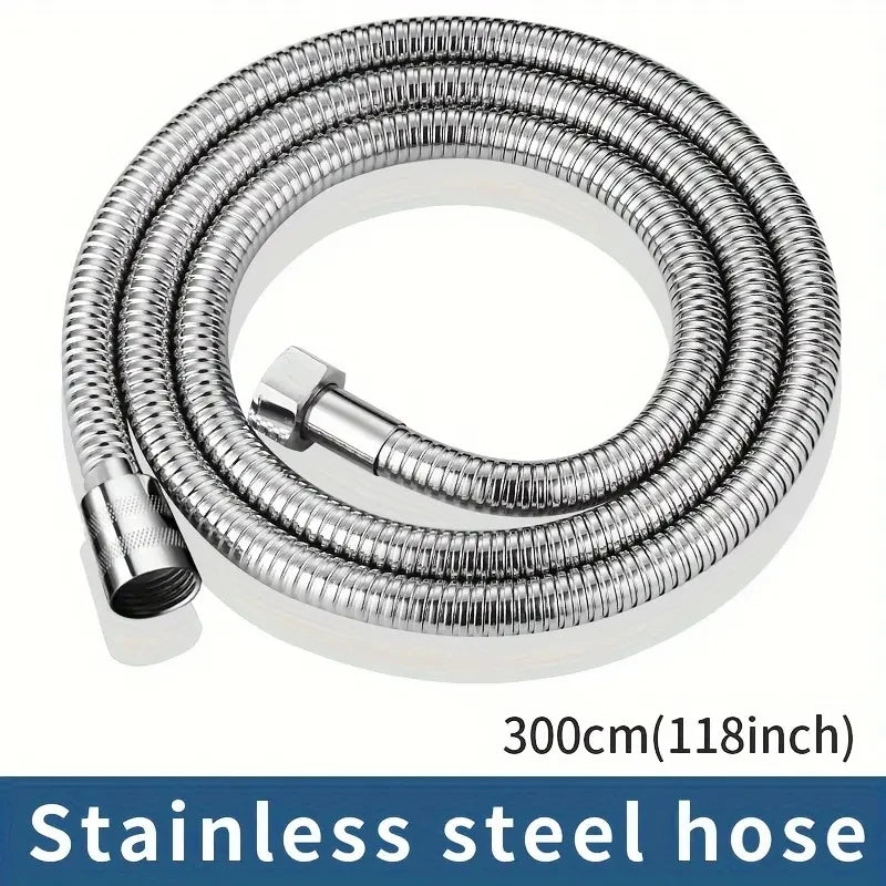 Flexible de Douche Extra Long Chromé 150-300 cm