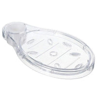 Porte-Savon Transparent en Acrylique pour Barre de Douche 19, 22 ou 25 mm