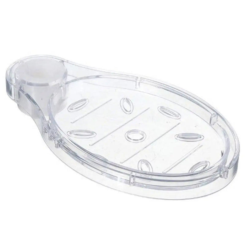 Porte-Savon Transparent en Acrylique pour Barre de Douche 19, 22 ou 25 mm