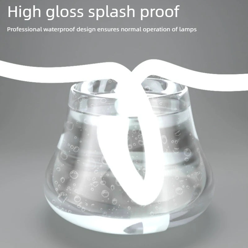 Suspension Cuisine LED Tube Silicone Flexible, 1 à 15 m