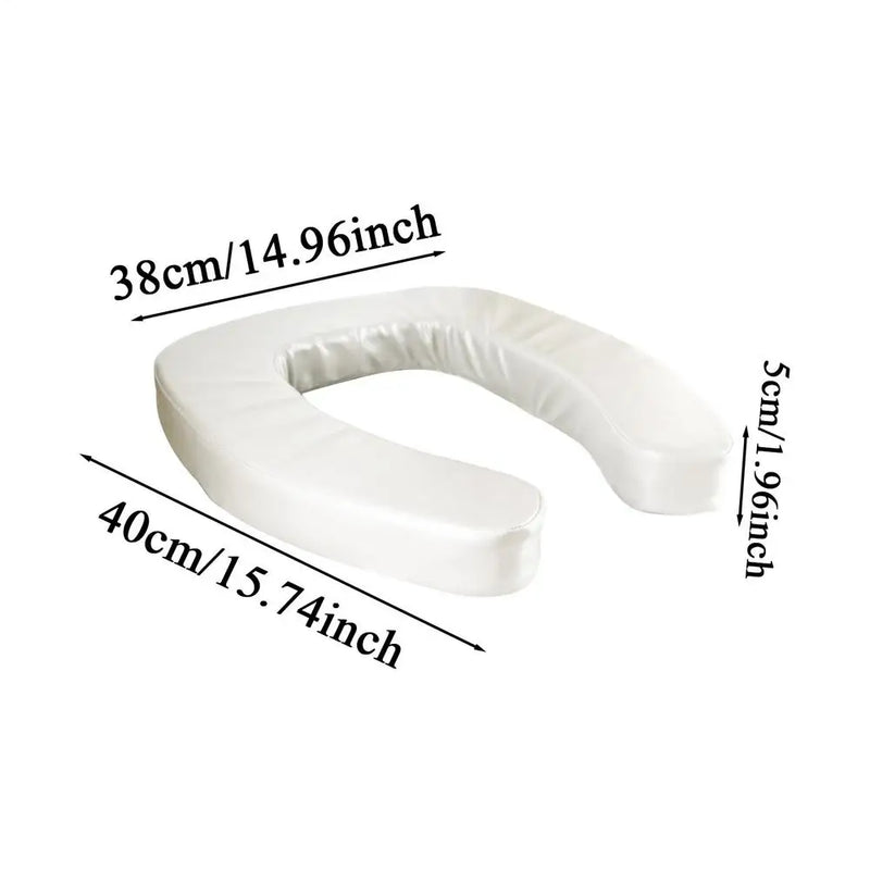 Rehausseur WC Adulte Rembourré 5 cm, Antidérapant, 4 Coloris