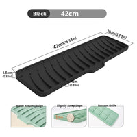 Tapis Égouttoir Silicone pour Évier à Pente Douce, 42 ou 60 cm