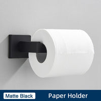 Ensemble Accessoires Salle de Bain Inox 4 Pièces