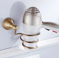 Ensemble d'Accessoires de Salle de Bain Bronze Antique Ouvragé