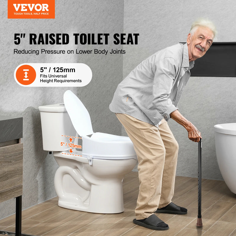 Réhausseur de Toilette Ergonomique Double Bouton