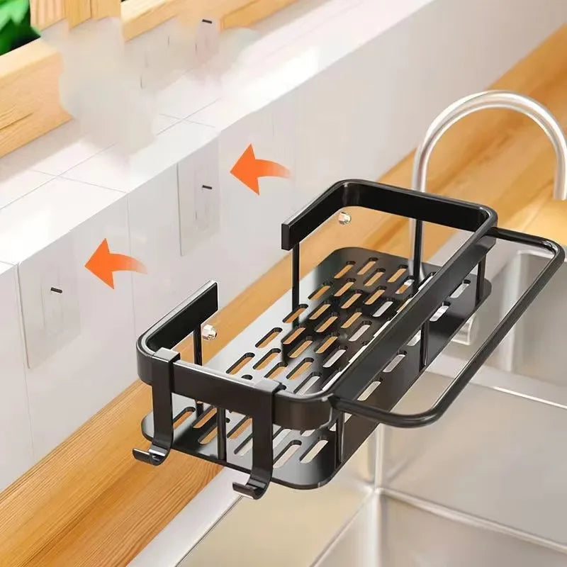 Étagère de Douche Aluminium Sans Perçage Support Shampoing