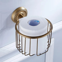 Ensemble d'Accessoires de Salle de Bain Bronze Antique