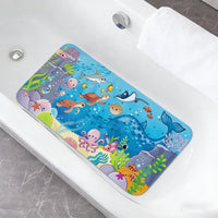 Tapis de Douche à Vidange Rapide Ventouses PVC