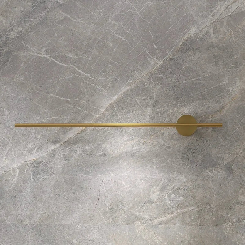 Porte-Serviette Mural Aluminium à Barre Fine, 30, 40 ou 50 cm