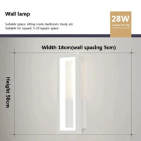 Applique Murale LED Ovale ou Rectangulaire, 4 Finitions, 16 ou 28 W