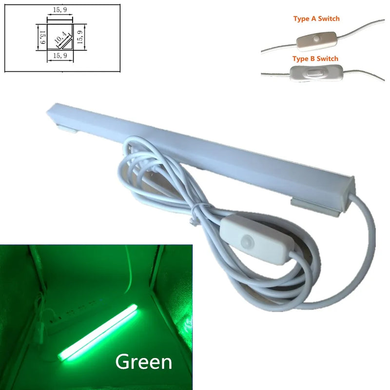 Réglette LED USB Sous Meuble Cuisine avec Interrupteur, 30 ou 50 cm