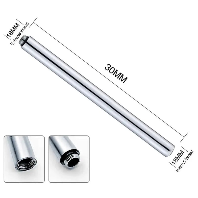 Rallonge Bras de Douche Inox 30 cm, 4 Finitions