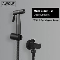 Douchette WC Shattaf Inox et Laiton Multi-Finitions