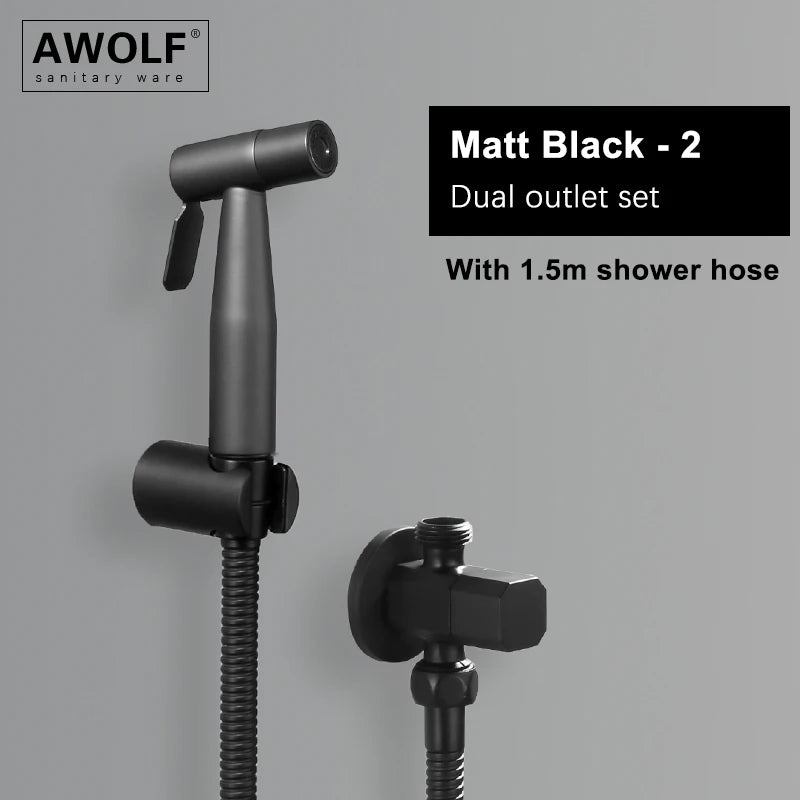 Douchette WC Shattaf Inox et Laiton Multi-Finitions